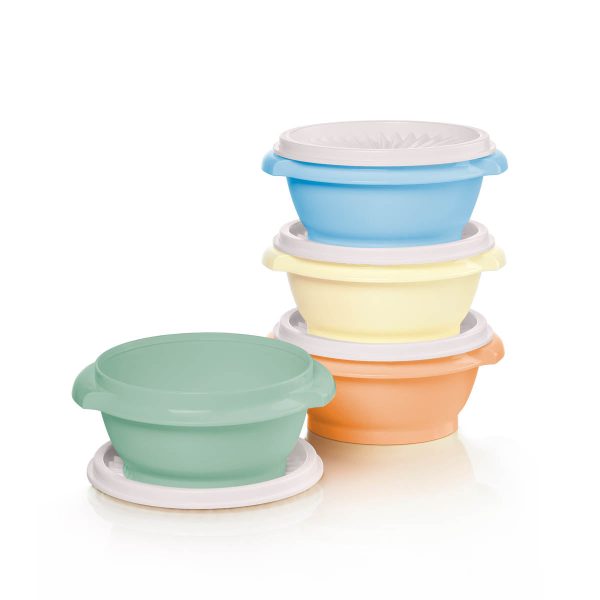 Tupper Ware Servalier® Bowls | 1¼-cup/340 mL (Dreamy Pastels)