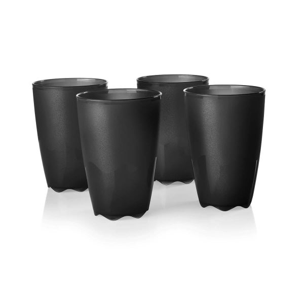 Tupper Ware Tupperware® Everyday Large Tumblers | 18oz/525 mL, Shatterproof, Black