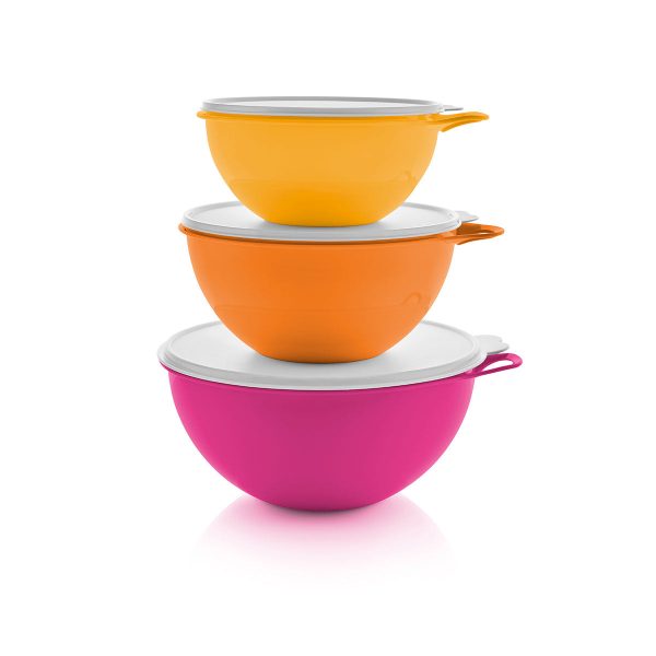 Tupper Ware Tupperware® Thatsa® Bowls | Set of 3 | Airtight, Leakproof Mixing Bowls